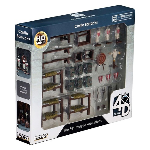 WarLock Tiles: Accessory – 4D Settings Castle Barracks - Picture 2 of 6