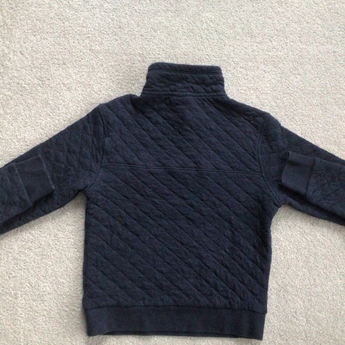 Patagonia Quilted 1/4 Snap-T Pullover Organic Cotton Women's Size XS Navy - Picture 2 of 8