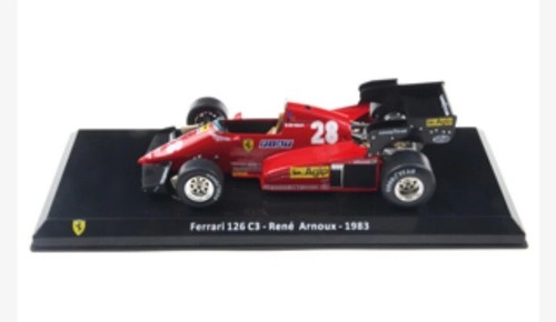 Ferrari 126 C3 - René Arnoux - 1983 - Le grandi Ferrari F1 1:24 nr 59 - Foto 2 di 6