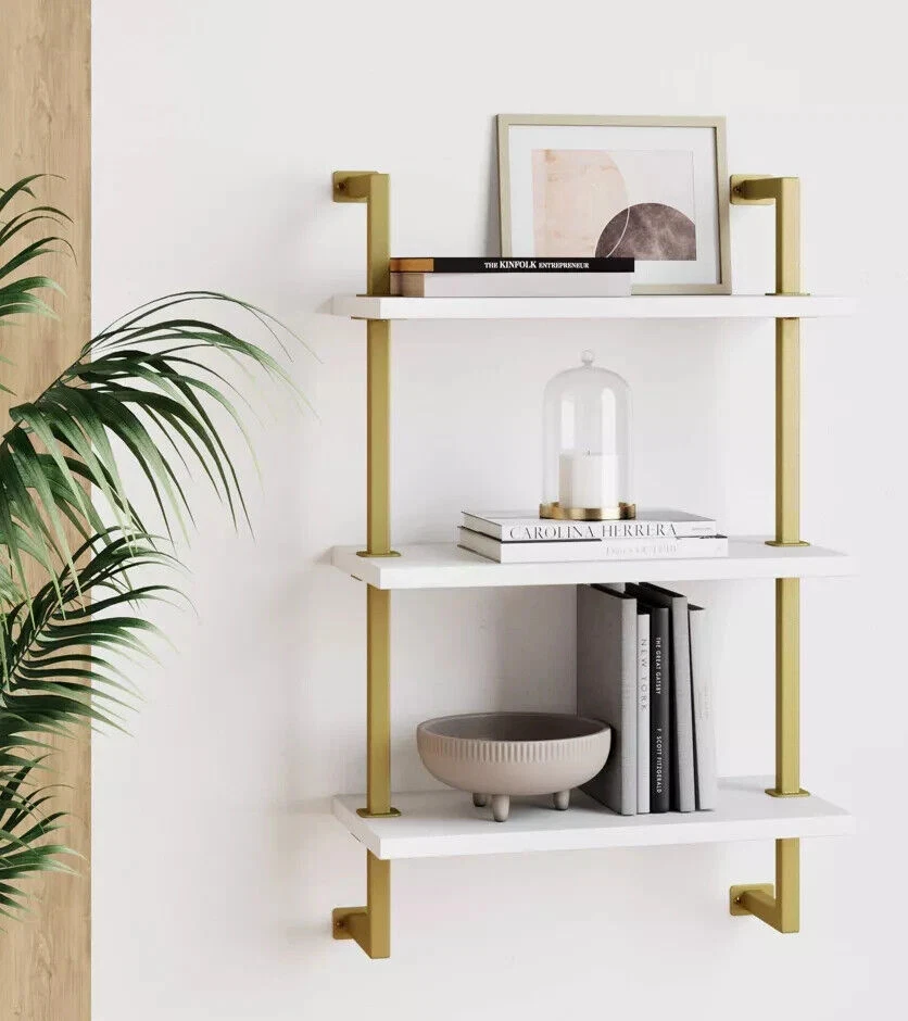 Nathan james bookshelf sale gold