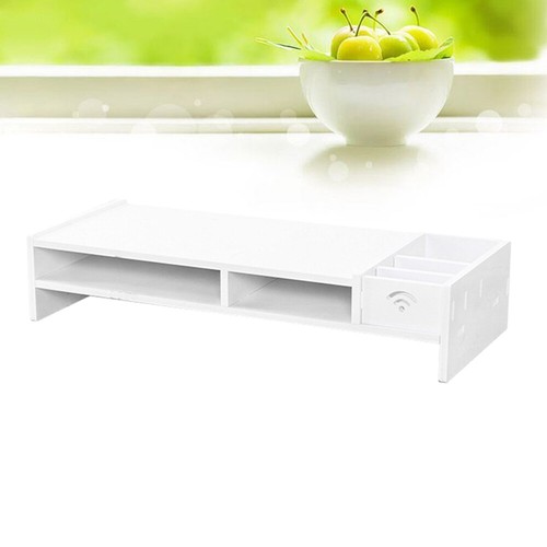 48CM Monitor Erhöhtes Regal Schreibtischregal Abschlussregal Computer Grundhalterung - Bild 12 von 13