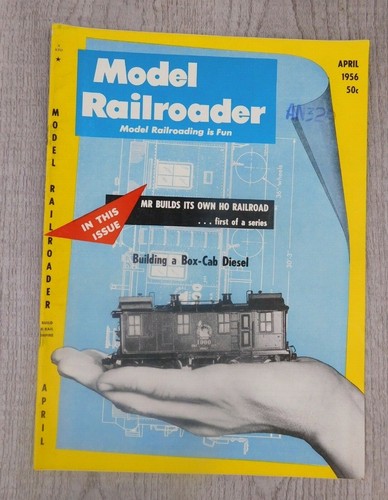 Model Railroader APR 1956 Vol. 23 No. 4 Trains Hobbies Mancave Vintage Magazine