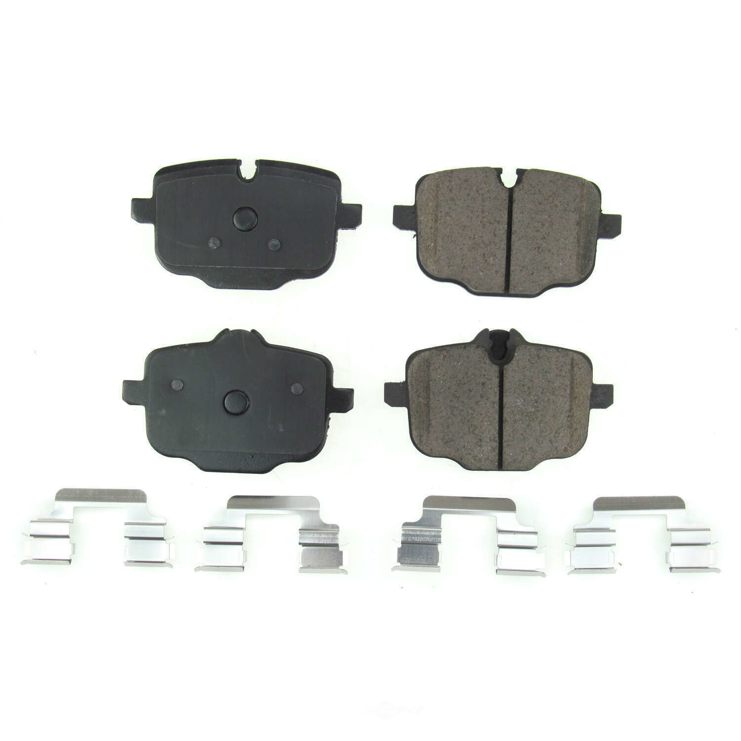 Disc Brake Pad SetRear Z17 LowDust Ceramic Brake Pads with Hardware