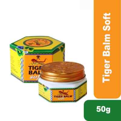 2x 50g Tiger Balm Soft Oitment Relief of Minor Headaches due to Muscle