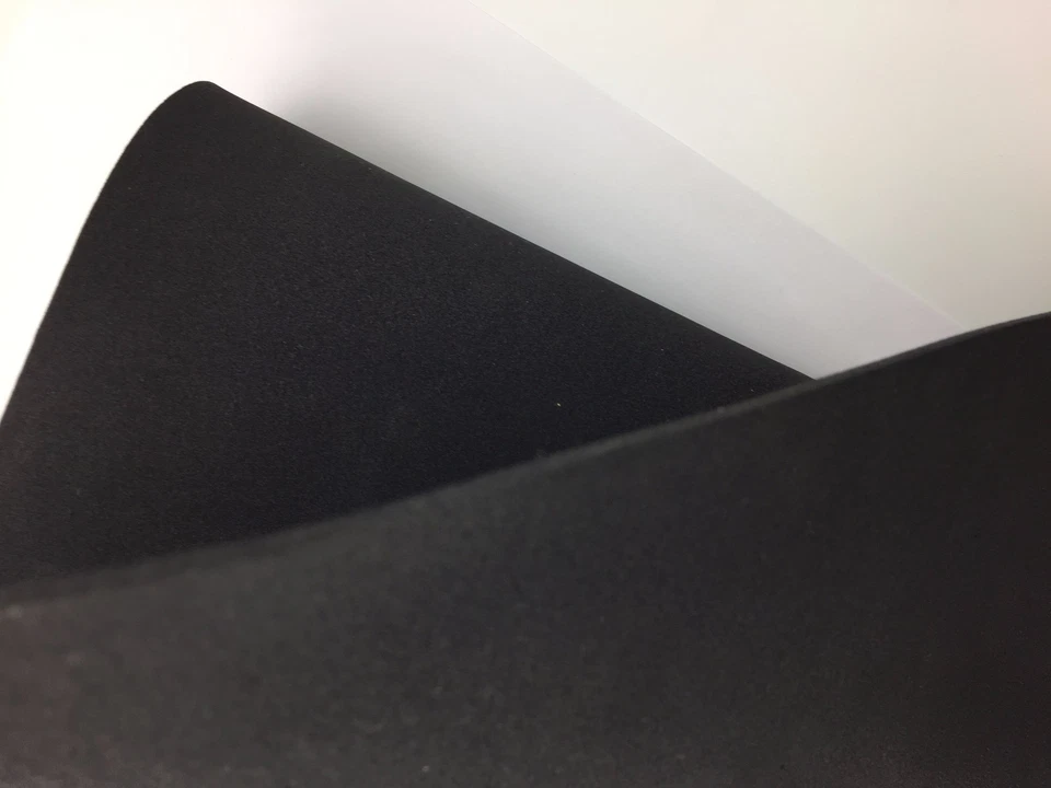 NEOPREN Stoff SCHWARZ EPDM Schwamm Schaum Material Düsen Autos versch. Dicke - Bild 4 von 4