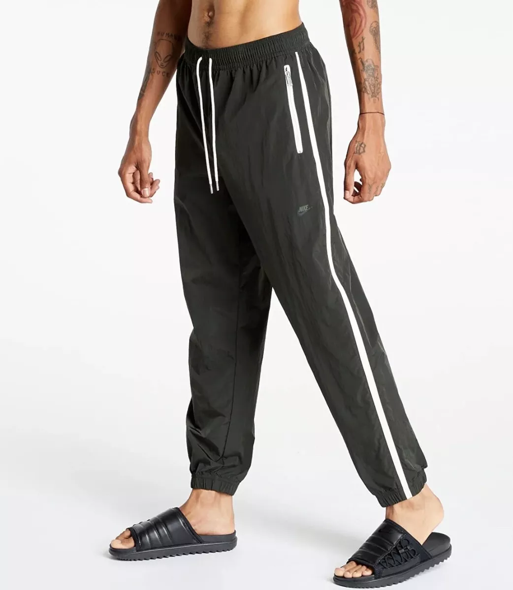 Nike NSW Style Essential Woven Track Pants Mens Black Joggers