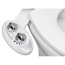 LUXE Bidet W85 Fresh Water Dual-Nozzle Self-Cleaning Non-Electric Bidet Attachme
