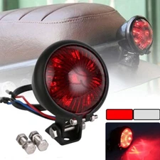 1Pc Universal Motorcycle LED Rear Tail Light Brake Stop Lamp For Bobber Chopper