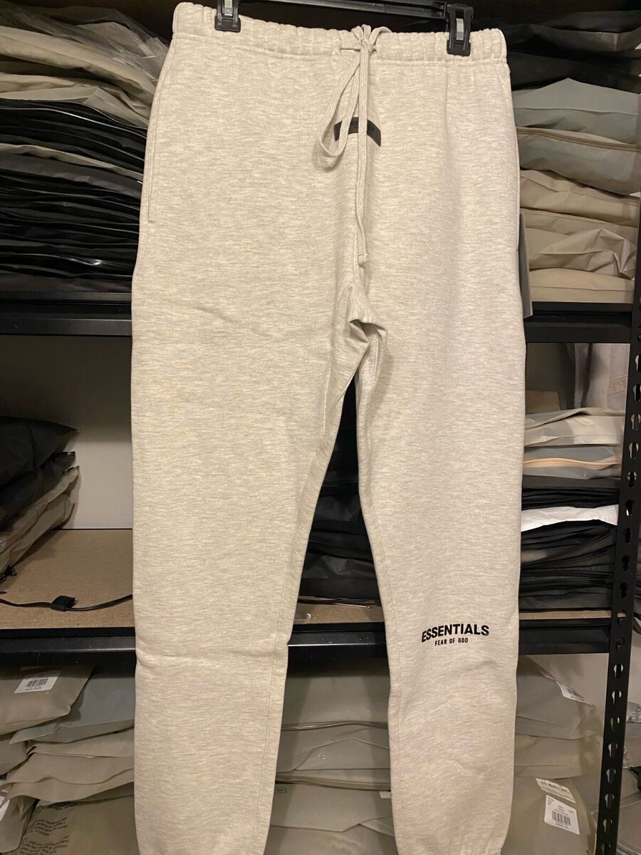 S] FOG Essentials Sweatpants Solid Tan-