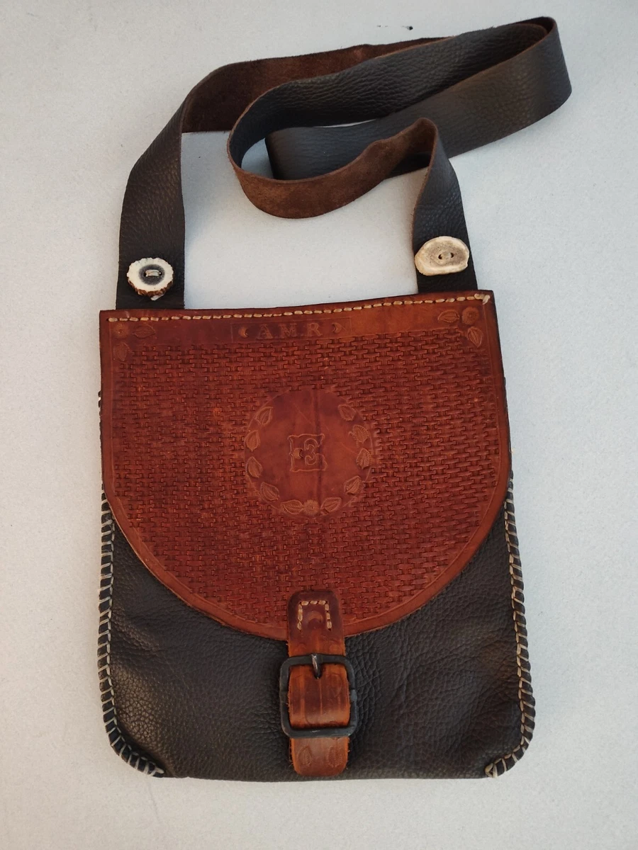 Grunge Leather Shoulder Bag Vintage Bags, Handbags & Cases for