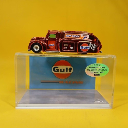 Hot Wheels DODGE AIRFLOW Orange CHROME GULF (WANGSTAR CUSTOM) METAL REAL RIDERS - Picture 8 of 15