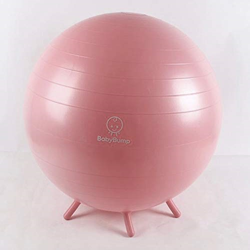 Baby Bump Birth Ball W Base Legs Yoga Pregnancy Prenatal ...