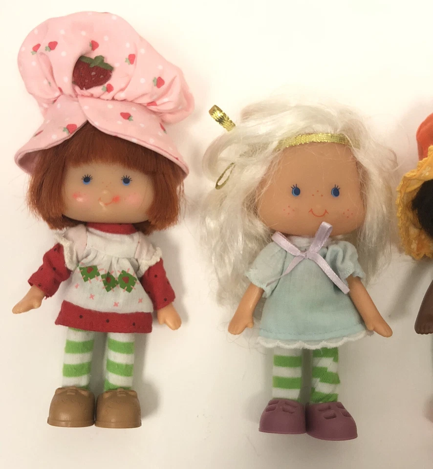 Strawberry Shortcake 30 Aniversario Set 4 Muñecas Originales Estilo Vintage Foto 3 de 4
