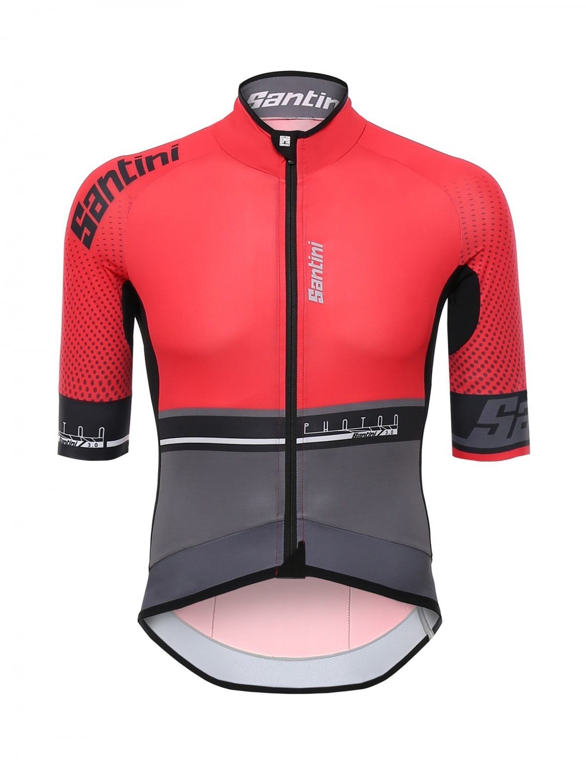 Trikot SANTINI PHOTON 3.0 Rot schwarz Größe XL Trikot SANTINI XL PHOTON 3.0 Rot schwarz Größe XL SANTINI 4424bc