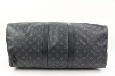 Louis Vuitton Keepall Bandouliere Bag Monogram Eclipse Canvas 55