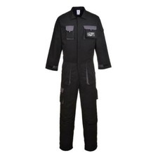 Image of Portwest TX15 Contrast Coverall Black XL