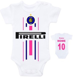 maglia inter neonato personalizzata