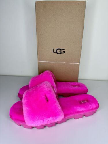 Ugg Womens Sandals Cozette Slip-On Open-back Indoor Slippers Taffy Pink Size 9