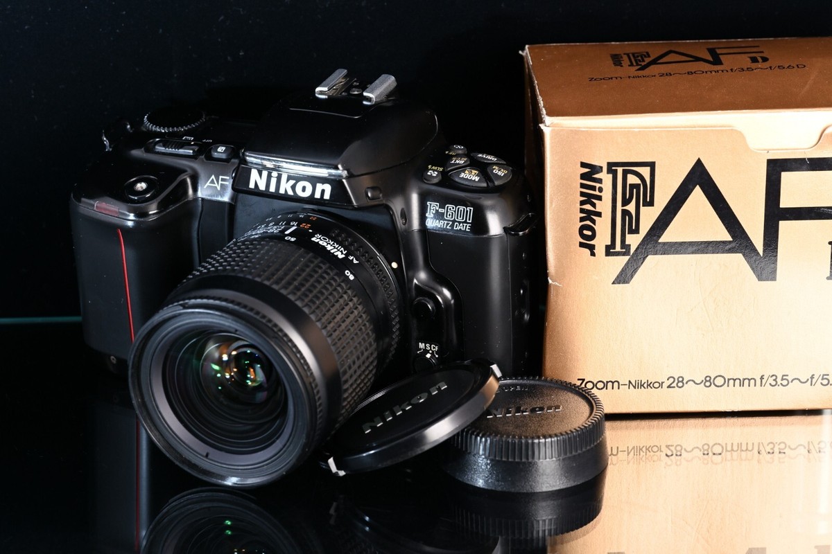 Nikon F-601 QD Quartz Date AF Camera Body 28-80mm f3.5-5.6D Nikon F-601 QD Quartz Date AF Camera Body 28-80mm f3.5-5.6D