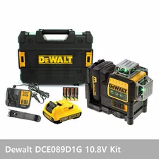 [DeWALT] DCE089D1G Self Levelling Cross Line Laser 10.8V Green Beam ⭐Tracking⭐