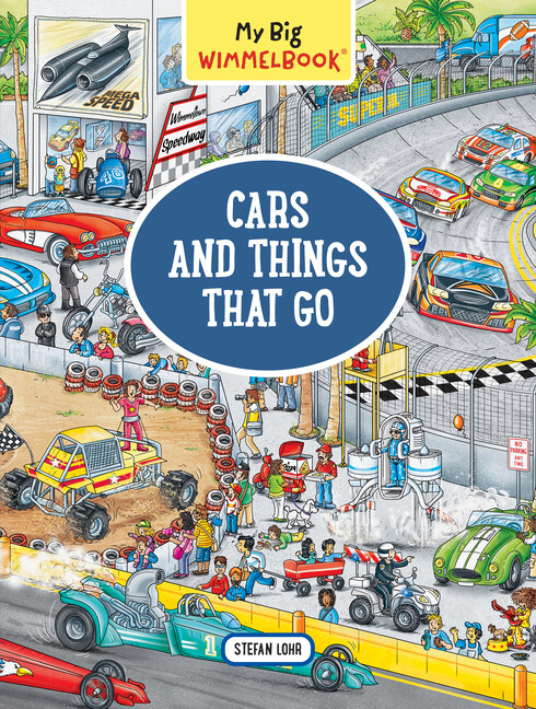 Kids' Look-and-Find Cars and Things That Go Wimmelbook by Stefan Lohr