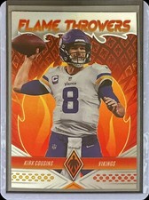 Kirk Cousins - 2022 Panini Phoenix Football - Flame Throwers #FT-10
