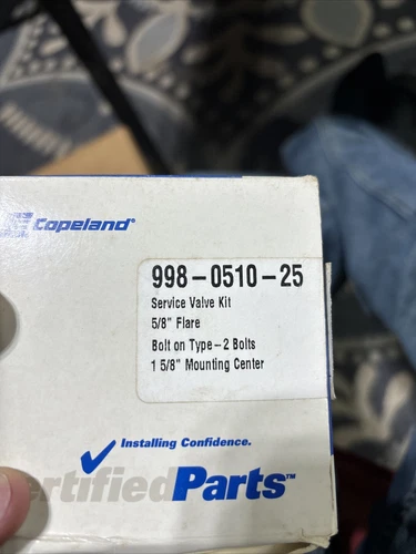 Copeland 998-0510-25 Service Valve Kit 5/8 Flare Item#065
