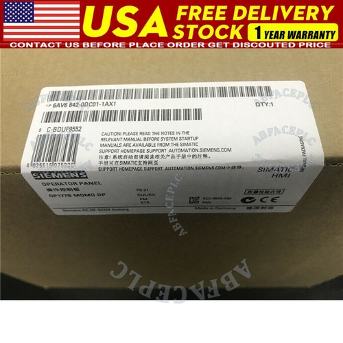 New Siemens 6AV6 642-0DC01-1AX1 HMI 6AV6642-0DC01-1AX1 TOUCH PANEL US