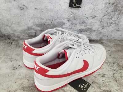 Size 13 - Nike Dunk Low Vast Grey Varsity Red for sale online | eBay
