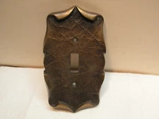 Vintage Unique Design CSA Single Switch Cover Wall Plate W/Screws USA 9081-1