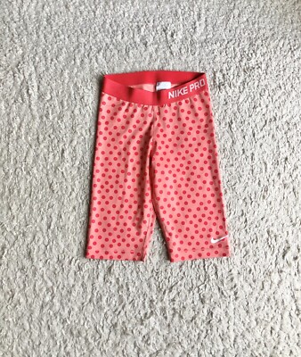 Leggings Nike Pro Shorts High Waist Tight Laufhose S Jogginghose rot biker