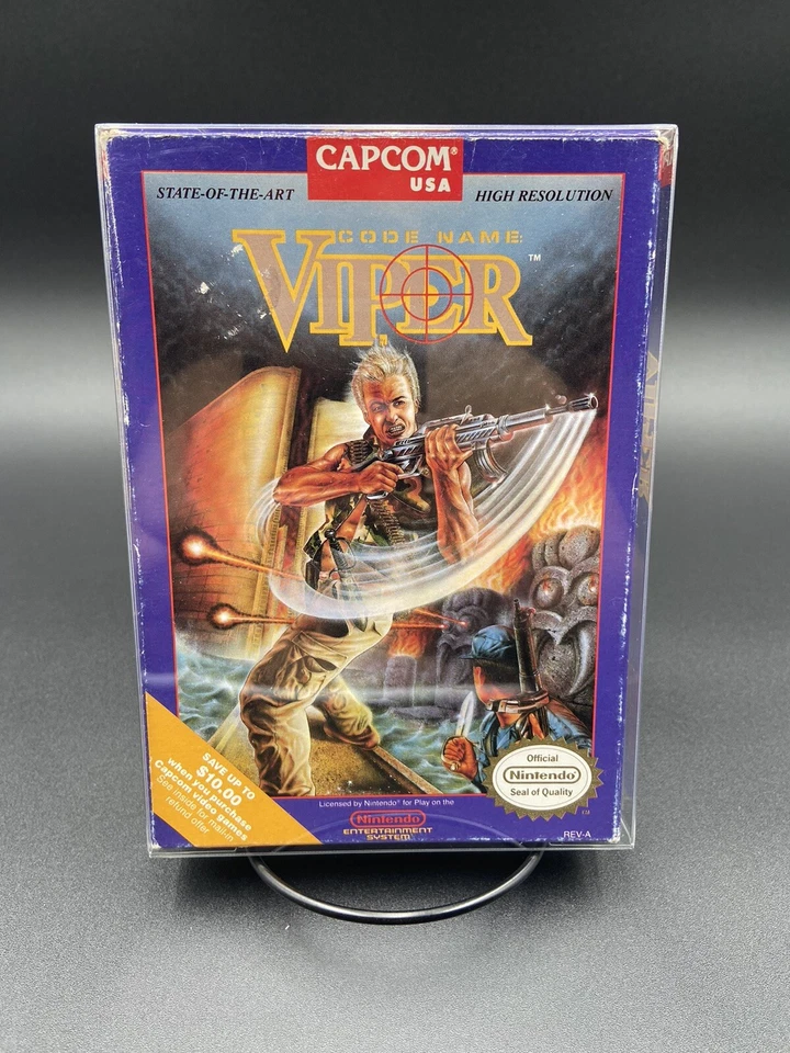 Code Name VIPER complete in box nintendo nes game MINT - Image 2 of 4