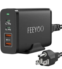 245W FEEYOO Laptop GaN Power Adapter 4 Ports Desktop Charging Station 