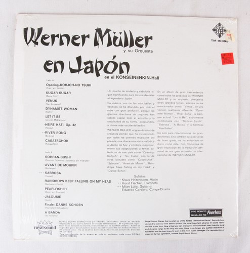 Werner Muller in Japan, Die Grobe Tournee Live, 12" LP, German, VG+ - Picture 2 of 4