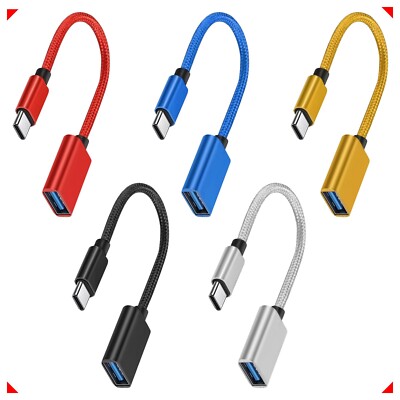 USB-C Adapter zu USB-A Buchse Kabel OTG Stecker für MacBook Samsung Xiaomi Handy