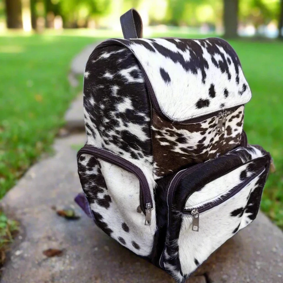 Mejor Mochila de Cuero Personalizar Bolso para Laptop Mochila Mochila de Cuero Genuino Foto 3 de 4