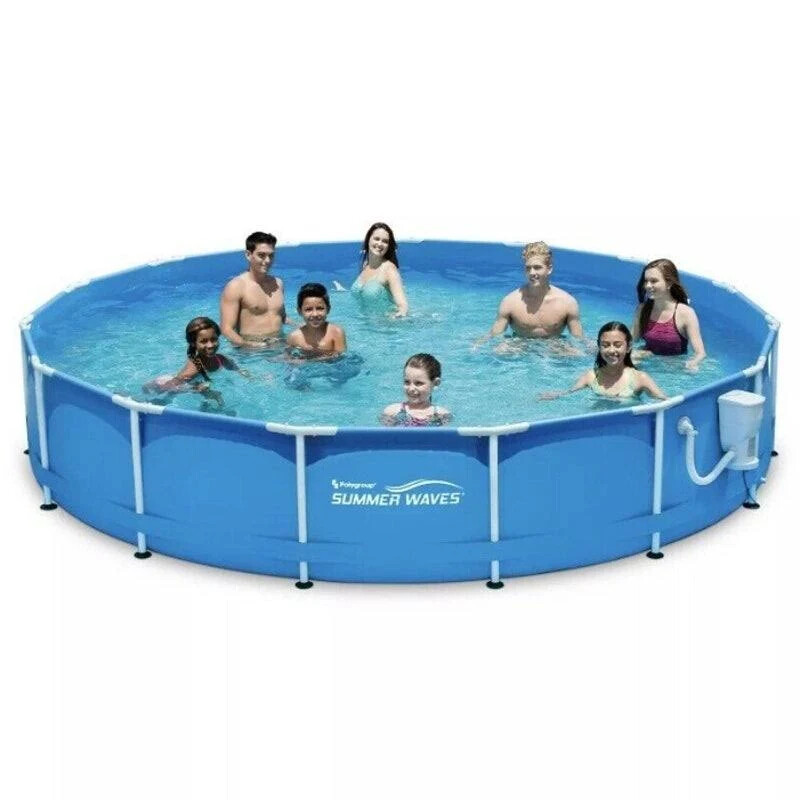 Summer Waves P2001533A Metal Wall Pools - Blue | eBay