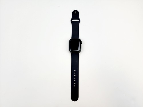Apple Watch Series 7 A2473 GPS 41mm Green M/L Sport Black Wristband Grade C - Zdjęcie 2 z 12