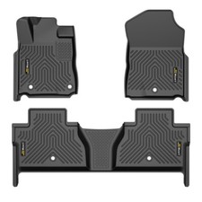 Fit For 2014-2021 Toyota Tundra Crewmax Cab All Weather Tpe Floor Mats Liners