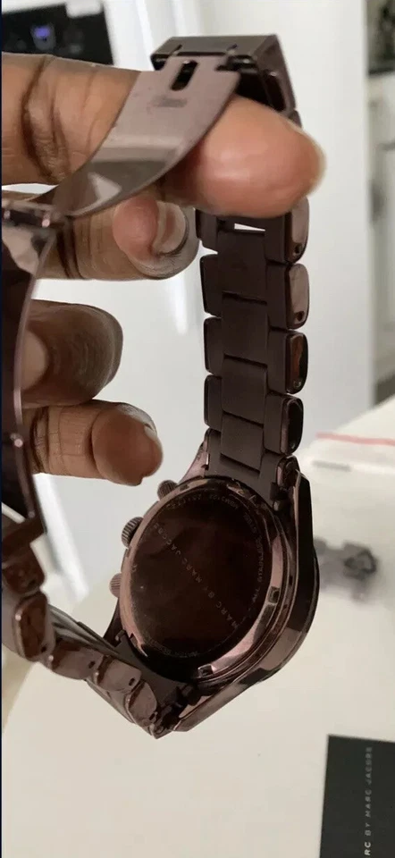 Reloj MARC BY MARC JACOBS redondo chocolate para hombre/mujer Foto 4 de 4