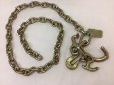 Single 516 X 6 G70 Transport Chains With Rtj And Grab Cluster Hooks