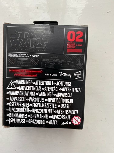 BNIB STAR WARS BLACK TITANIUM SERIES 02 RESISTANCE X-WING SHIP STARSHIP VEHICLE - Picture 4 of 4