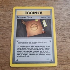 NARROW GYM 124/132 GYM HEROES ENG CARTA POKEMON NM 