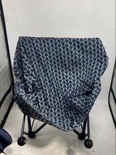 Blue Gray Folding Outdoor Garden Seat Lounge Hanging Camping Hammock Chair