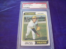 1974 TOPPS #123 NELSON BRILES PSA 9