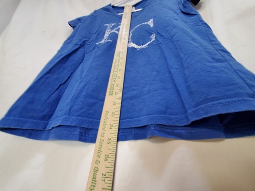 Kansas City Royals KC Baseball Shirt Womans XL MLB Blue COTTON Campus Lifestyle - Picture 8 of 9