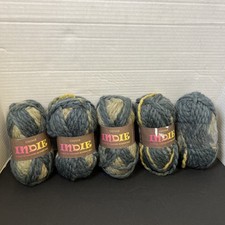 Sirdar Yarn Indie 5 Skeins Shade 0155 Wool Blend Bulky  5 Brown