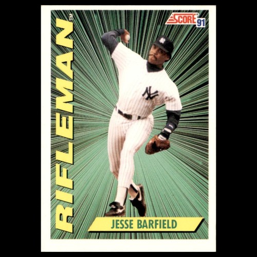 Jesse Barfield #414 1991 Score card