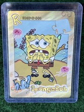 Rare SpongeBob SquarePants R Foil Holo Trading Card SBSP-R-004 Nickelodeon