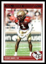 ELIJAH JONES 2024 PANINI SCORE FOOTBALL RC ARIZONA CARDINALS #377